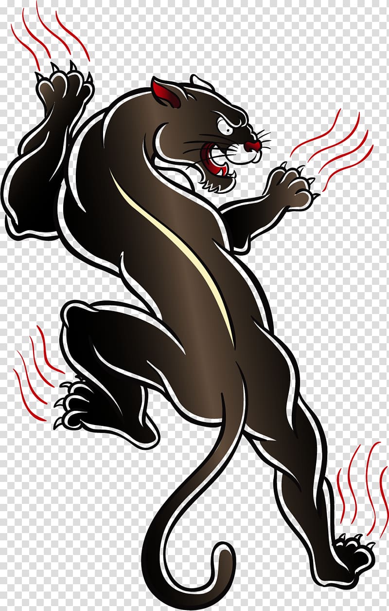 800x1255 Black Panther Illustration, Tattoo Fun Coloring Book Old School