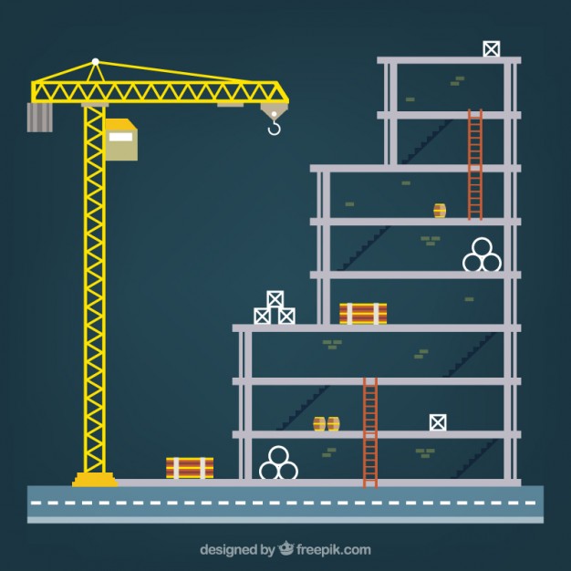 626x626 Construction Structure Vector Free Download
