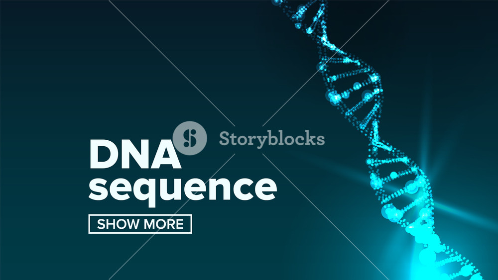 1000x563 Dna Structure Vector Science Background Human Genome