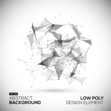 450x450 Abstract Low Poly Geometric Technology Vector Design Element