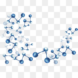 260x260 Blue Molecular Structure, Vector Png, Mo