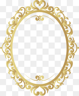 260x316 Vintage Gold Frame Border Frame Stucco Vector Gold Retro Pattern