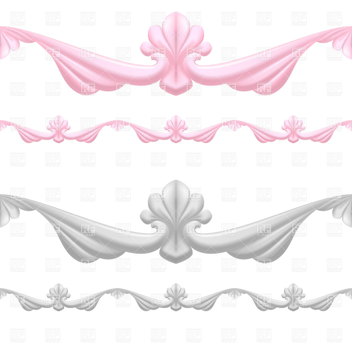 1200x1200 Vintage Stucco Work Style Decorative Vignette Vector Image