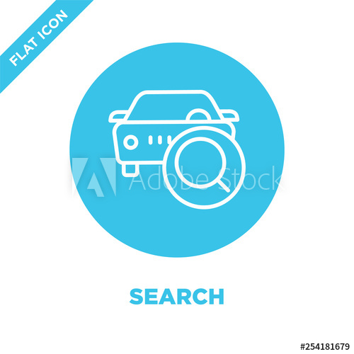 Search Icon Vector Thin Line Search Outline Icon Vector 500x500 Search Icon Vector Thin Line Search Outline Icon Vector