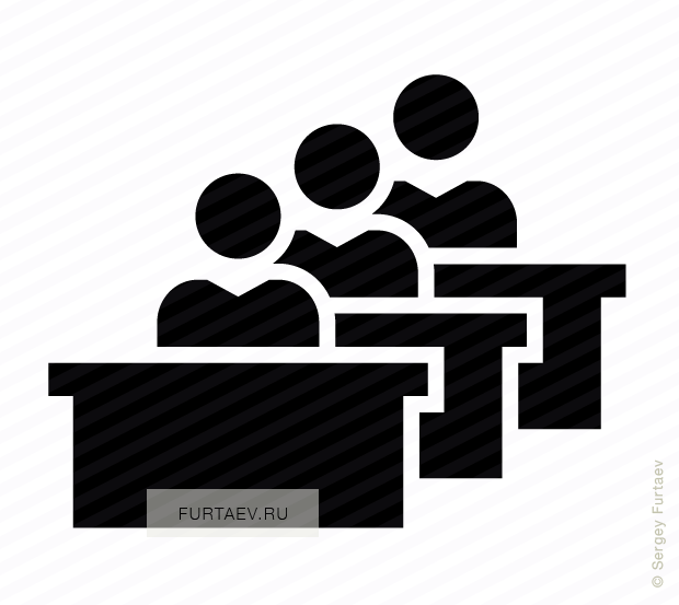620x553 Students In Classroom Vector Icon