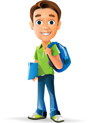 300x400 Free School Vectors Characters, Graphic Element Sets, Icons, Patterns