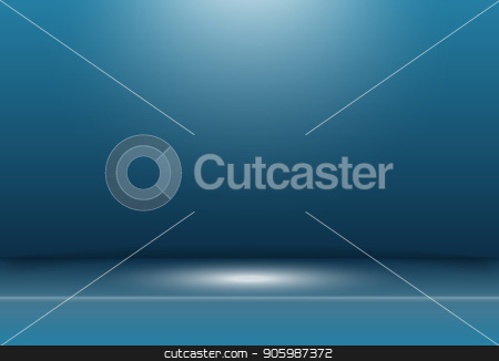 450x326 Abstract Dark Blue Studio Background With Lighting On Stage Stock