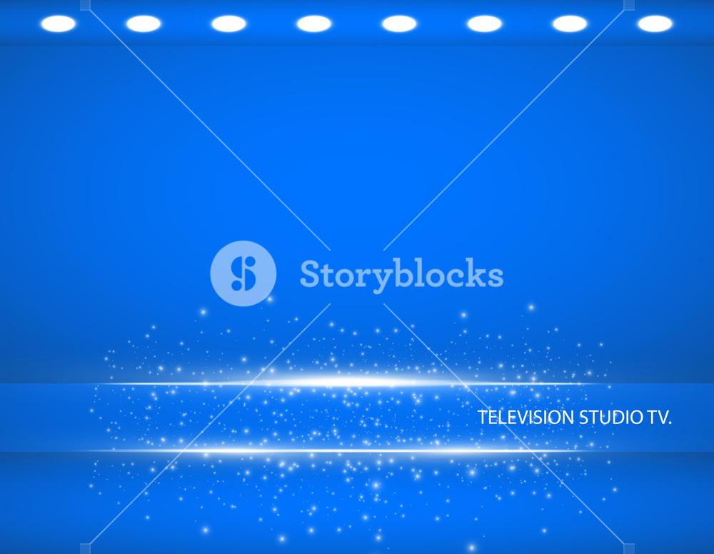 1000x776 Studio Background Vector Empty Blue Studio For Your Design