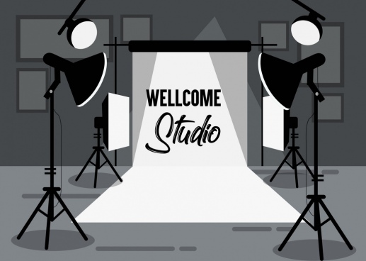 517x368 Studio Backdrop Free Vector Download