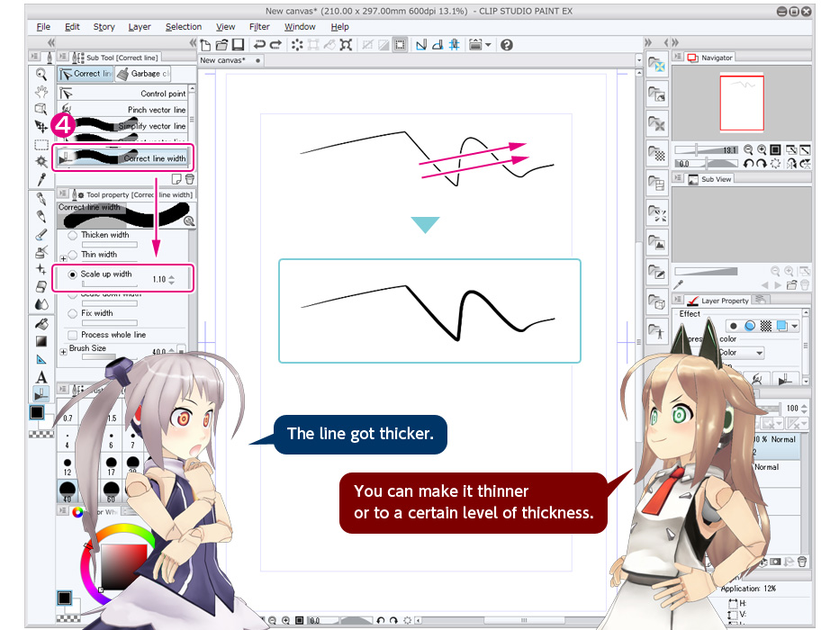 932x700 Draw With Vector Trial Tour Clip Studio Net