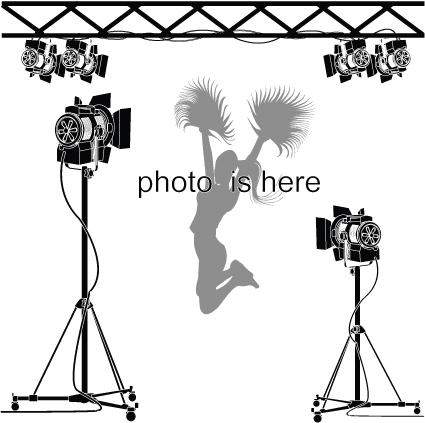 425x423 Elements Of Photographic Studio Photographer Design Vector Free