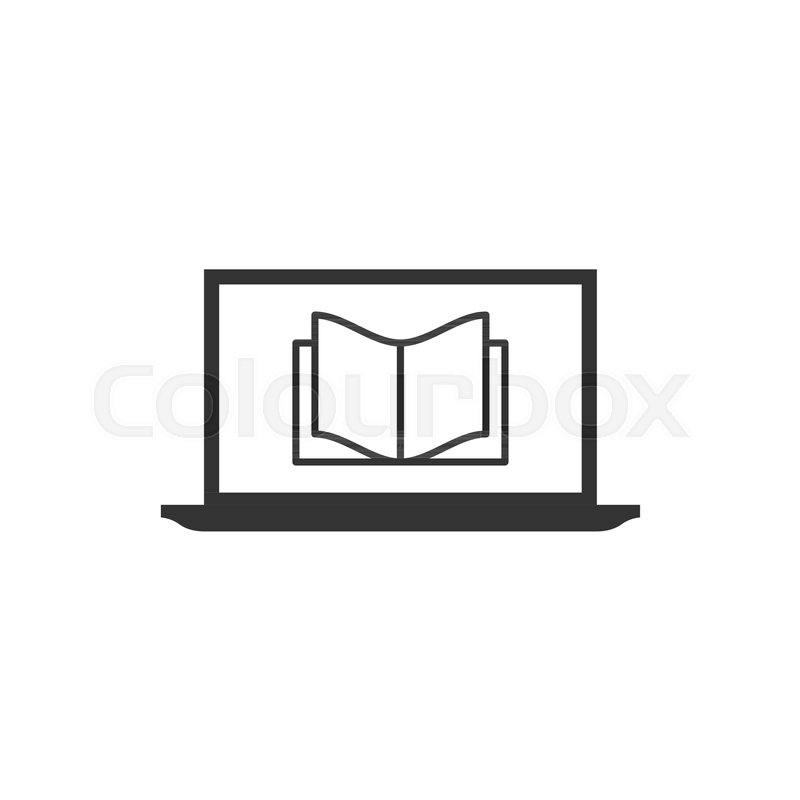 800x800 Elearning Education Icon In Flat Stock Vector Colourbox