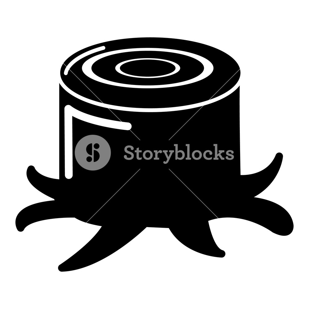 1000x1000 Stump Icon Simple Illustration Of Stump Vector Icon For Web