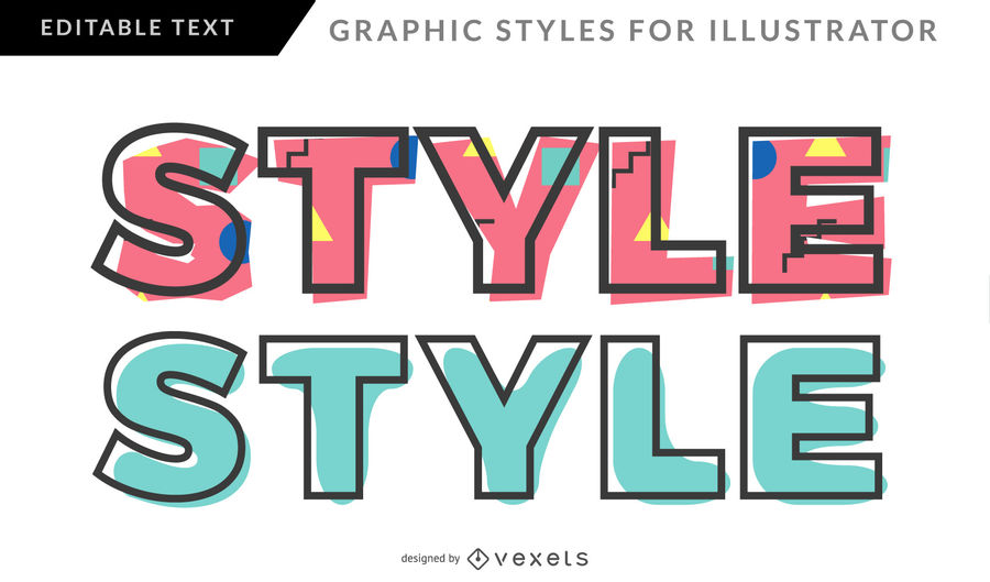 900x529 Memphis Graphic Style