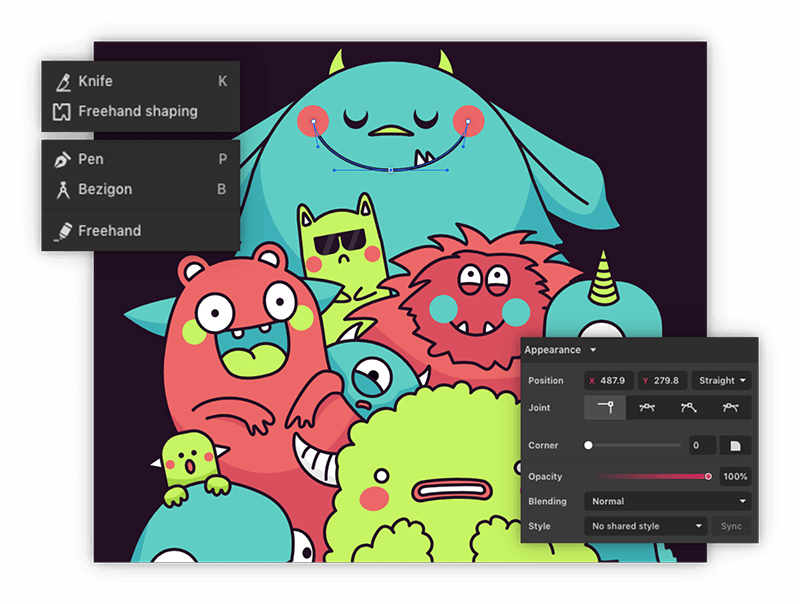 800x604 Online Vector Graphic Design App Icon Image Editor