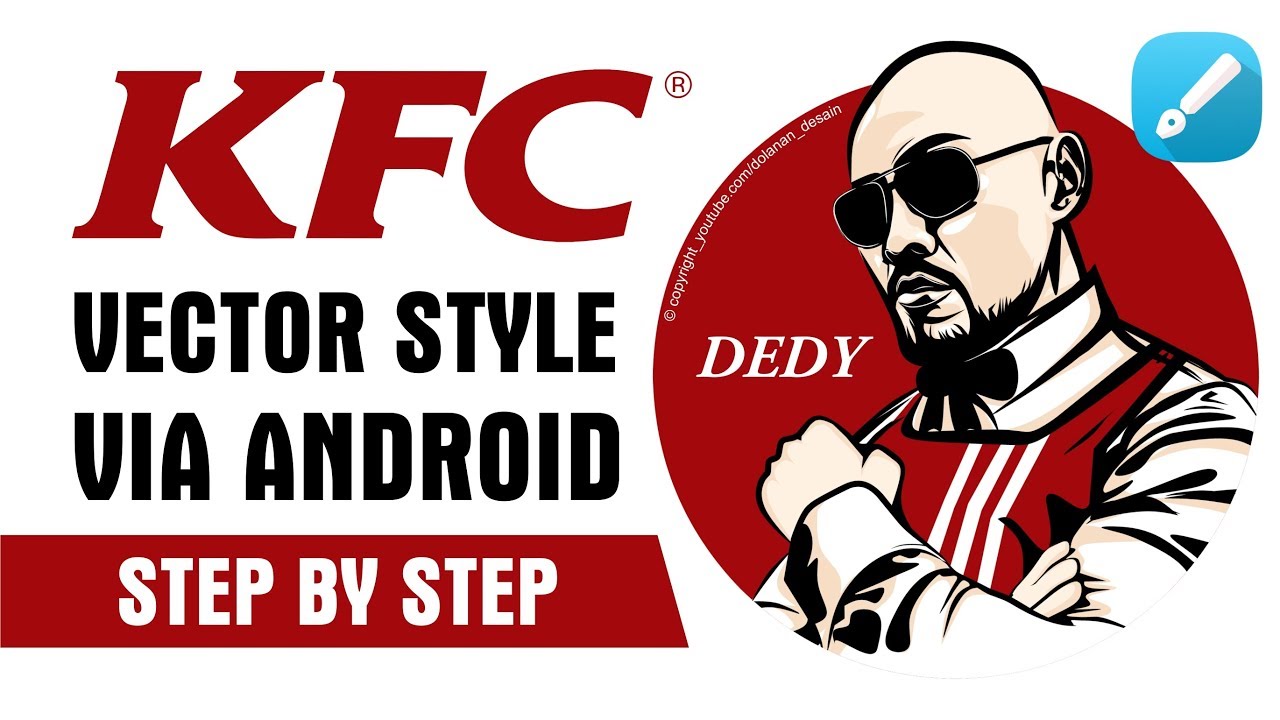 1280x720 Tutorial Membuat Vector Kfc Style