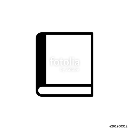 500x500 Book Icon Vector Book Vector Design Sign Design Flat Style