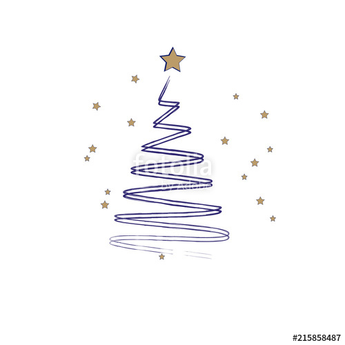 Merry Christmas And Happy New Year Greeting Card Stylized 500x500 Merry Christmas And Happy New Year Greeting Card Stylized