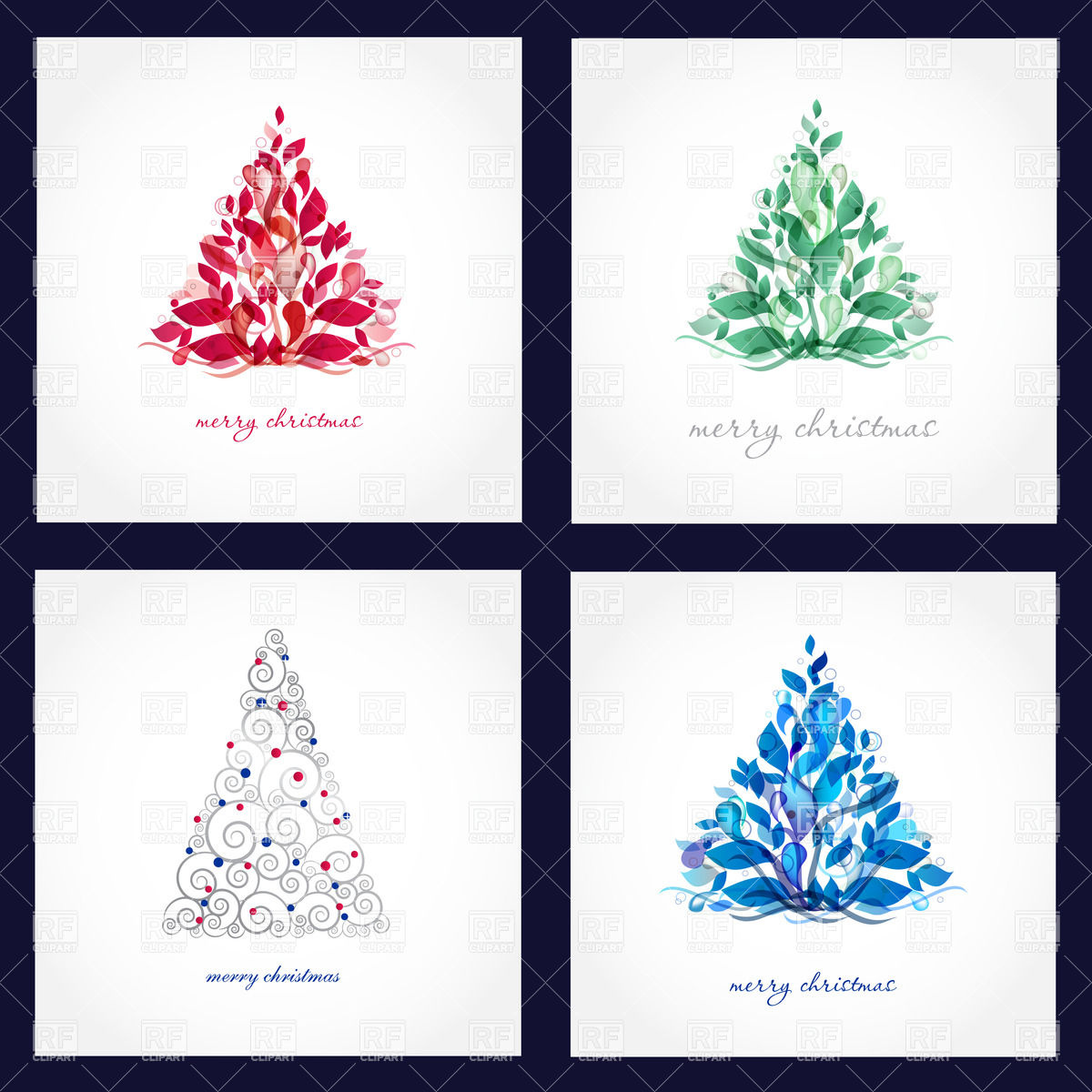 Ornate Stylized Christmas Trees Vector Image Of Holiday 1200x1200 Ornate Stylized Christmas Trees Vector Image Of Holiday