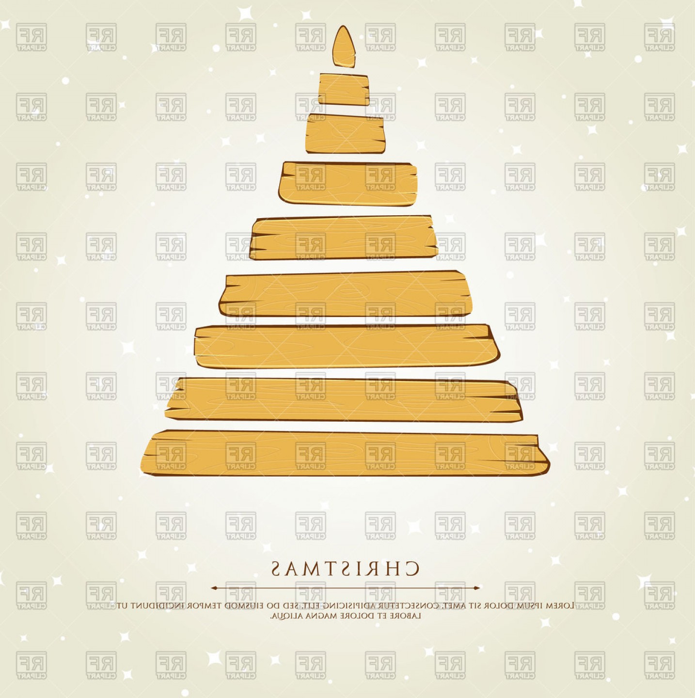 Stylized Christmas Tree Made Of Horizontal Wooden Planks Vector 1434x1440 Stylized Christmas Tree Made Of Horizontal Wooden Planks Vector