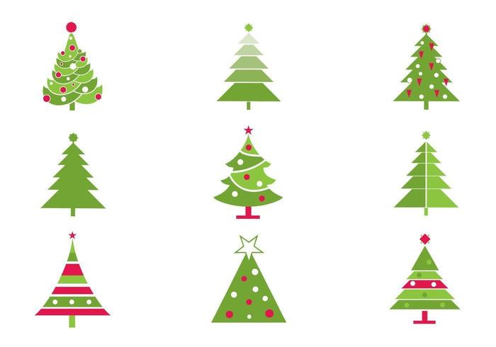 Stylized Christmas Tree Vector Pack 700x490 Stylized Christmas Tree Vector Pack