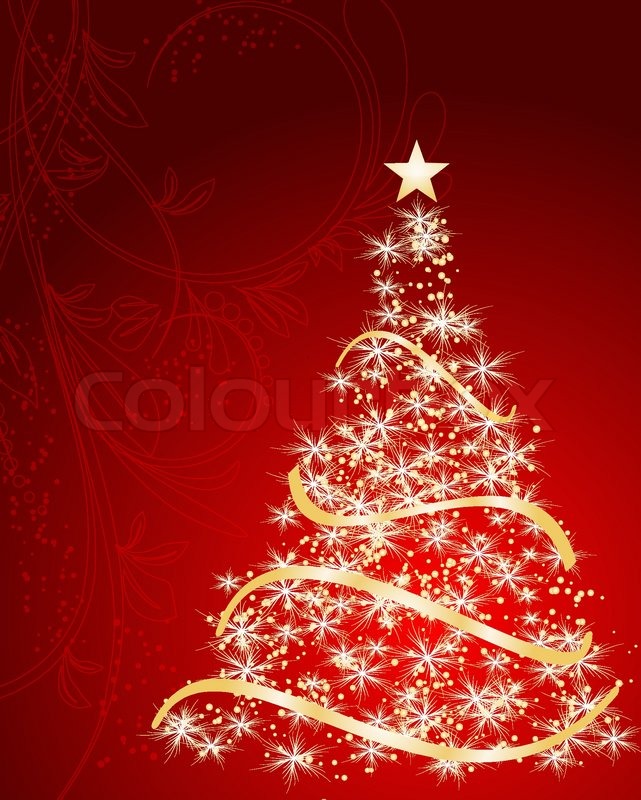 Stylized Vector Gold Christmas Tree Stock Vector Colourbox 641x800 Stylized Vector Gold Christmas Tree Stock Vector Colourbox