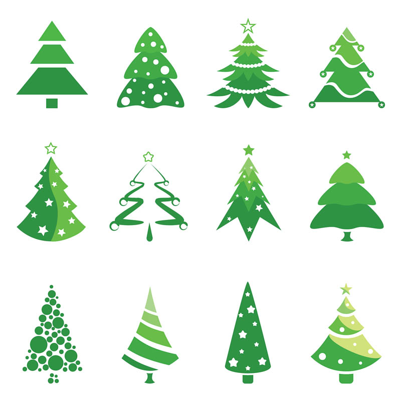 Christmas Tree Logotype Designs Vector Free Stock Vector Art 800x800 Christmas Tree Logotype Designs Vector Free Stock Vector Art