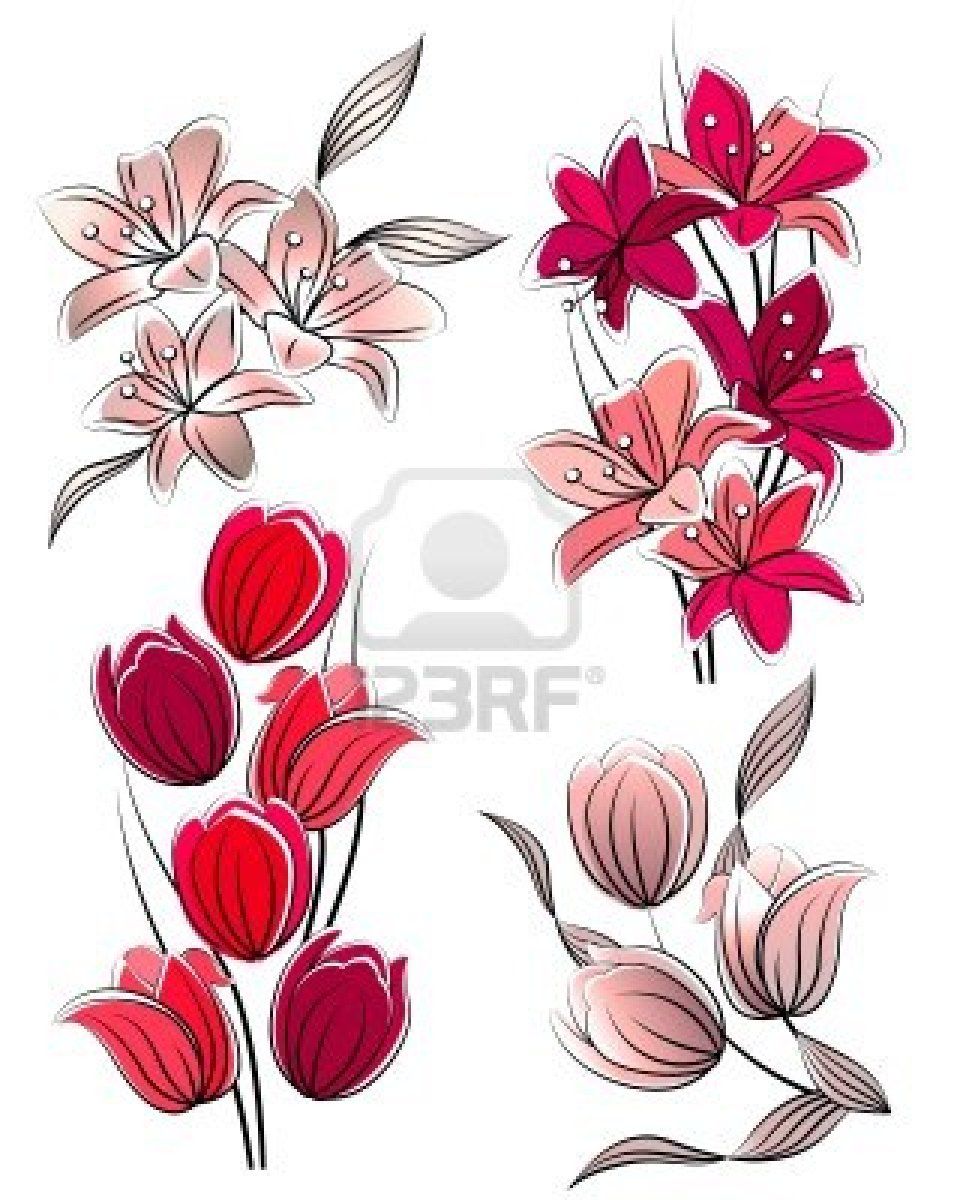 960x1200 Stock Vector Ideje Art, Flowers, Drawings