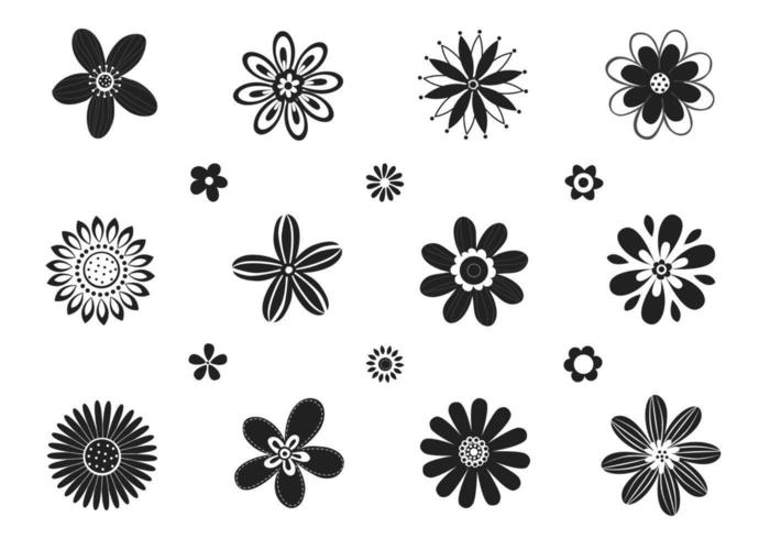 Stylized Flower Vector at Vectorified.com | Collection of Stylized ...