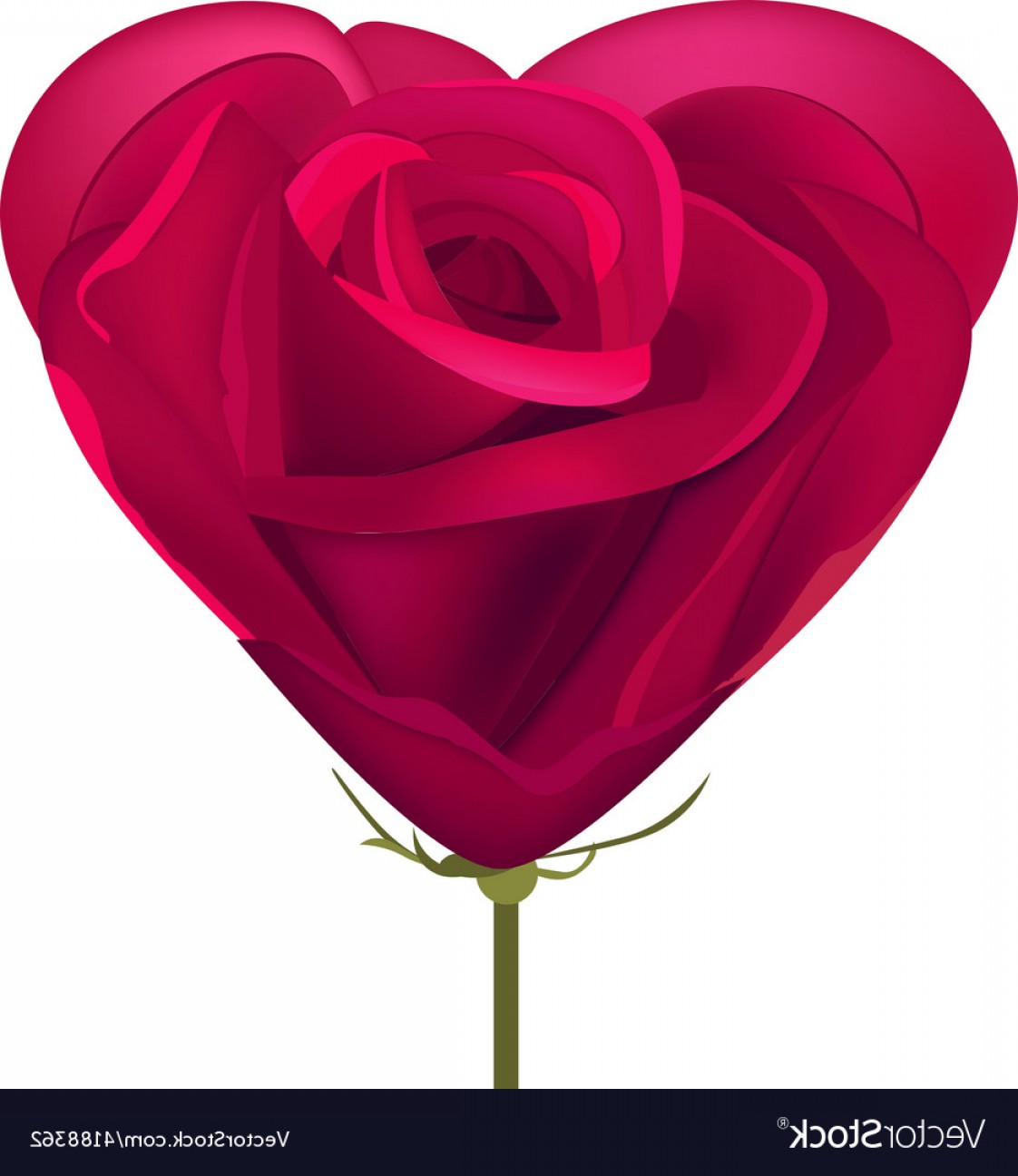 1122x1296 Red Rose Heart Vector Hoodamathrun