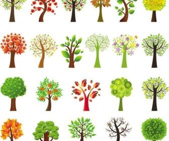 336x280 Set Of More Than Vector Stylized Tree Templates Art Tree