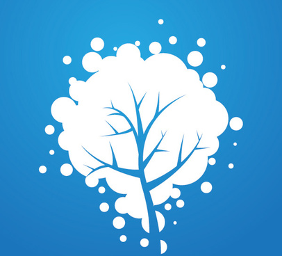 406x368 Stylized Tree Vector Illustration Free Vector Download