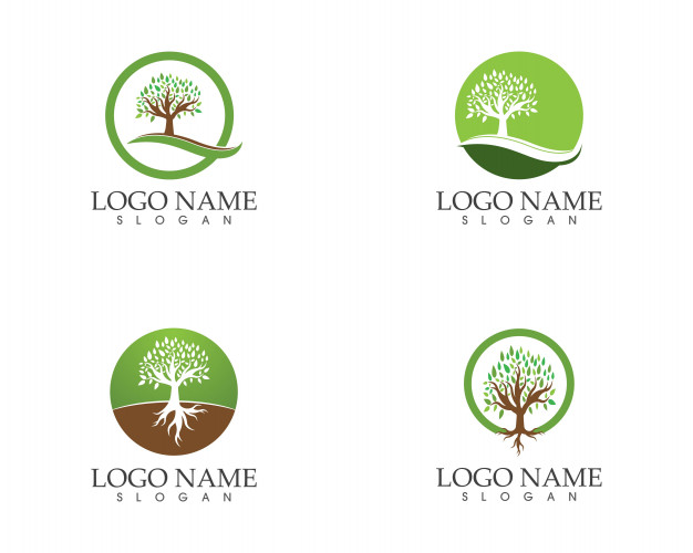 626x500 Tree Icon Concept Of A Stylized Tree Vector Premium Download