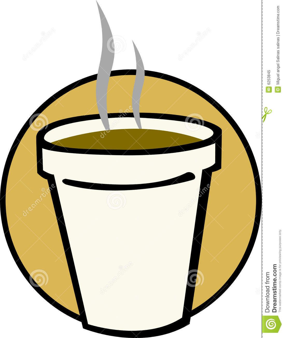 Hot Coffee In Styrofoam Cup Vector Illustration Royalty Free Stock 1099x1300 Hot Coffee In Styrofoam Cup Vector Illustration Royalty Free Stock