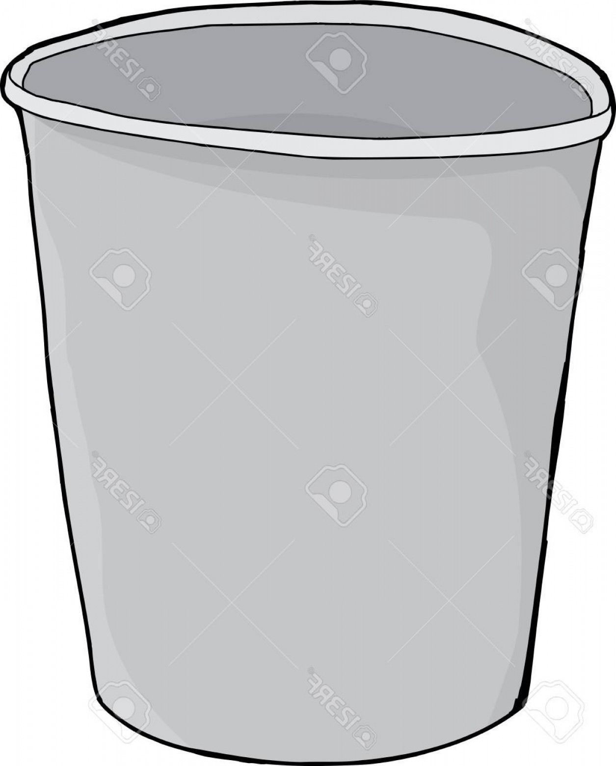 Photostock Vector Single Empty Styrofoam Cup Illustration Over 1255x1560 Photostock Vector Single Empty Styrofoam Cup Illustration Over