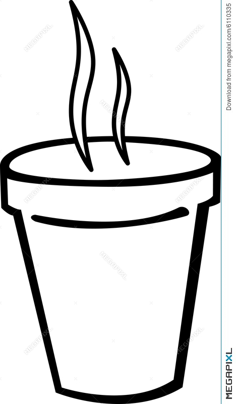 Smoking Hot Coffee In Styrofoam Cup Vector Illustration 468x800 Smoking Hot Coffee In Styrofoam Cup Vector Illustration