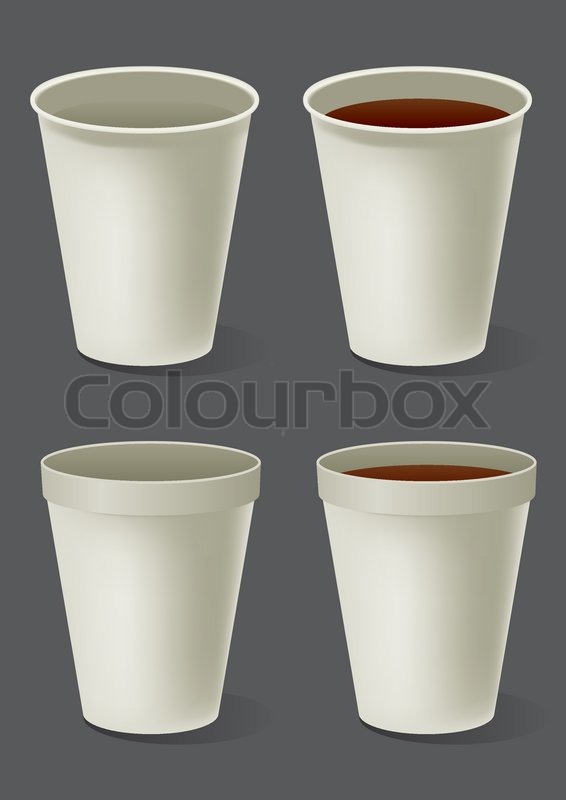 Styrofoam Cup Of Coffee Stock Vector Colourbox 566x800 Styrofoam Cup Of Coffee Stock Vector Colourbox