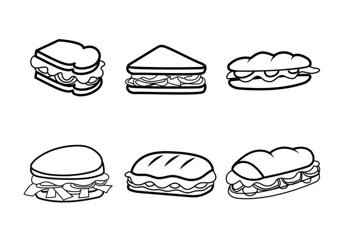 Sub Sandwich Vector at Vectorified.com | Collection of Sub Sandwich ...