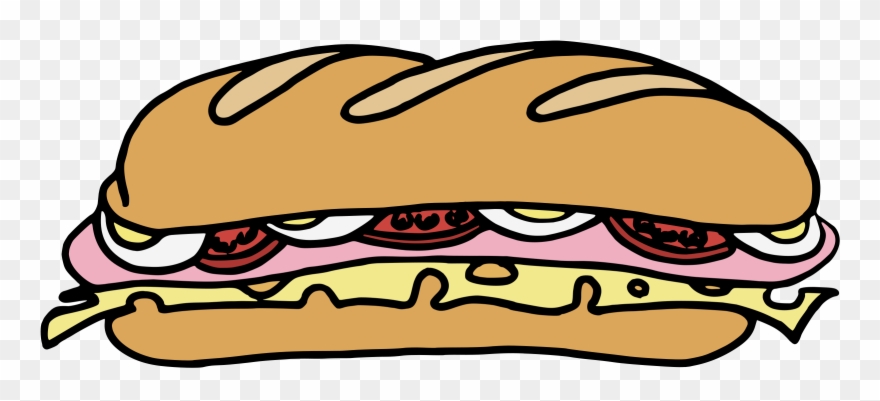 880x401 Free Vector Sandwich One Clip Art