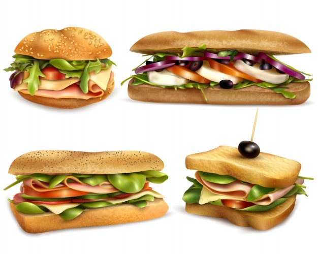 626x500 Sandwich Vectors, Photos And Free Download