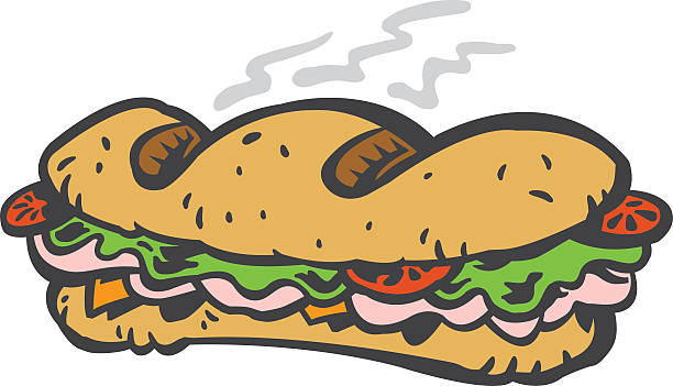 612x351 Submarine Sandwich Clipart