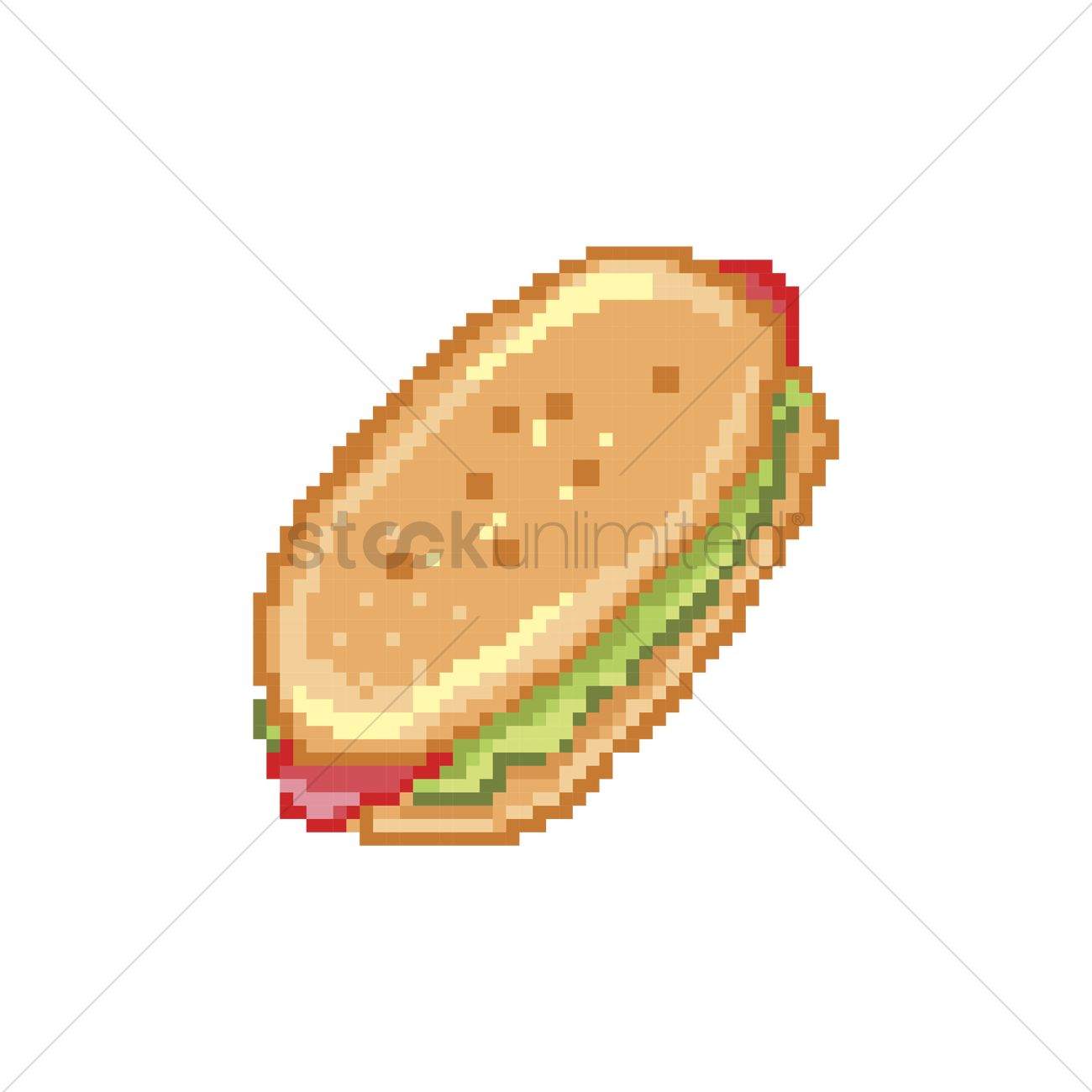 1300x1300 Submarine Sandwich Vector Image