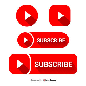 300x300 Youtube Subscribe Vector Free Download