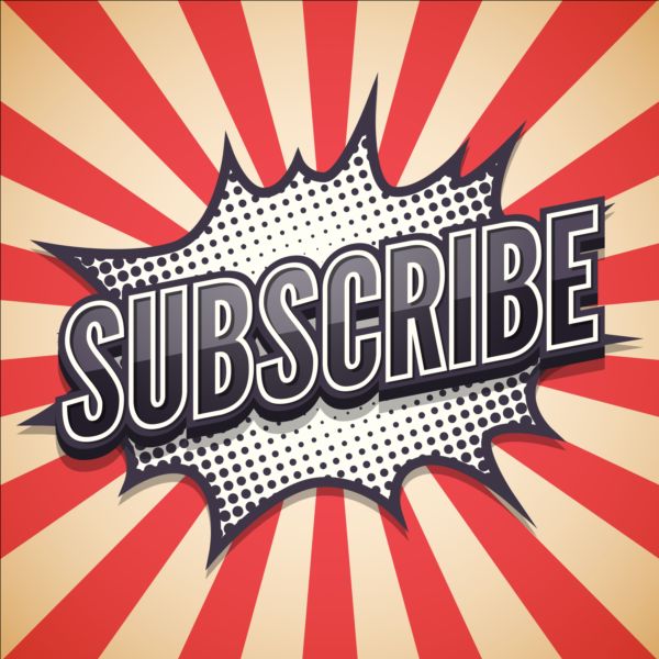 600x600 Message Subscribe Comic Speech Bubble Vector Free Download