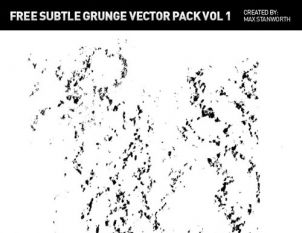 302x233 Set Of Subtle Grunge Elements Vector Background Free Vectors