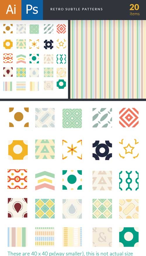 500x876 Vector Super Premium Patterns Bundle