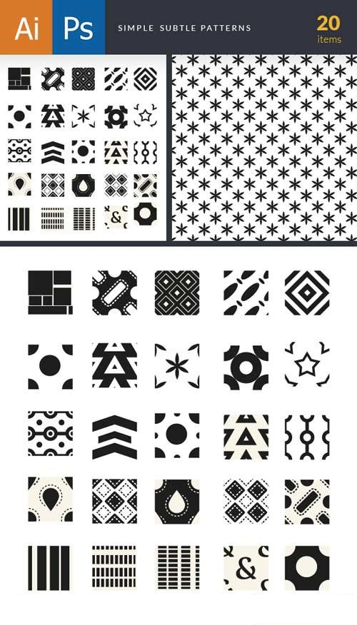 500x876 Vector Super Premium Patterns Bundle