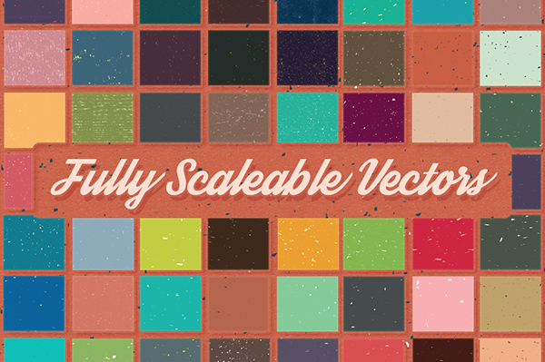 600x399 Subtle Vector Grunge Patterns On Behance