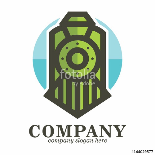 Train Subway Monorail Railroad Logo Vector Stock Image 500x500 Train Subway Monorail Railroad Logo Vector Stock Image