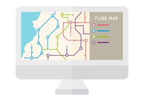 286x200 Metro Map Free Vector Art